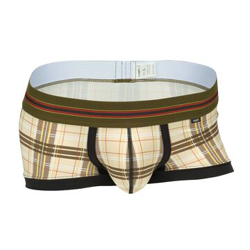 Madras Plaid Boxer,カーキ, small image number 0