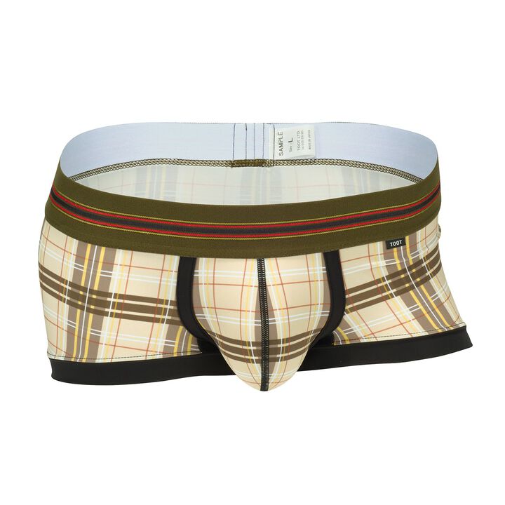 Madras Plaid Boxer,khaki, medium image number 0