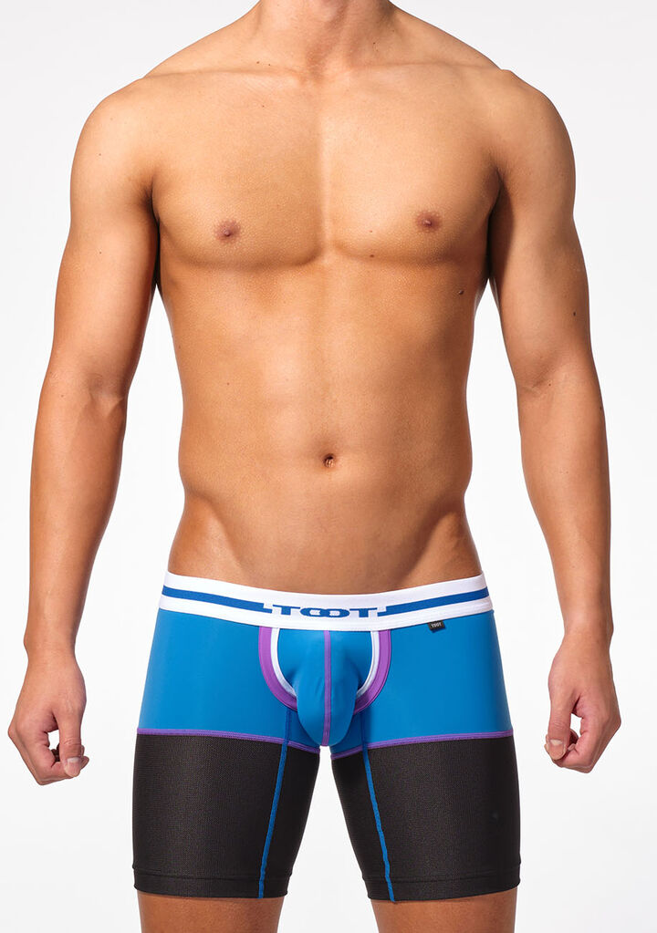 Layered Long Boxer,blue, medium image number 1