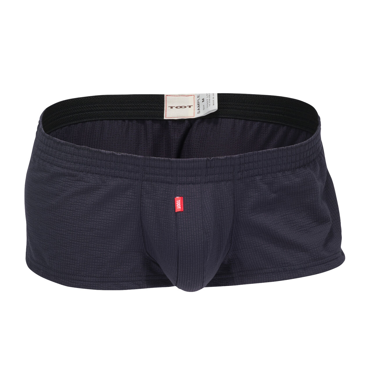 TOOT Underwear Striped Seersucker Fit Trunk Gray