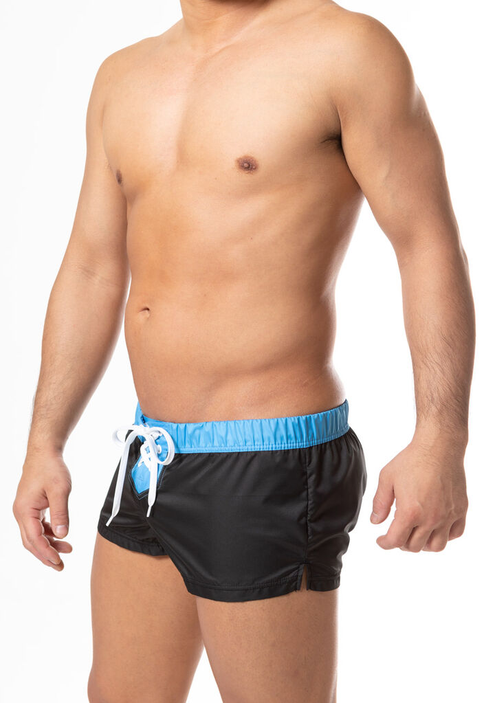 Lace-Up Board Short,black, medium image number 2