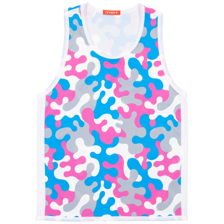 Vivid Camo Tank Top,white, medium image number 0