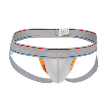 Pique Jock Strap,グレー, small image number 0